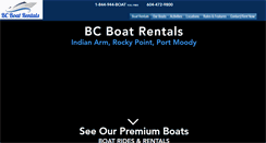 Desktop Screenshot of bcboatrentals.ca